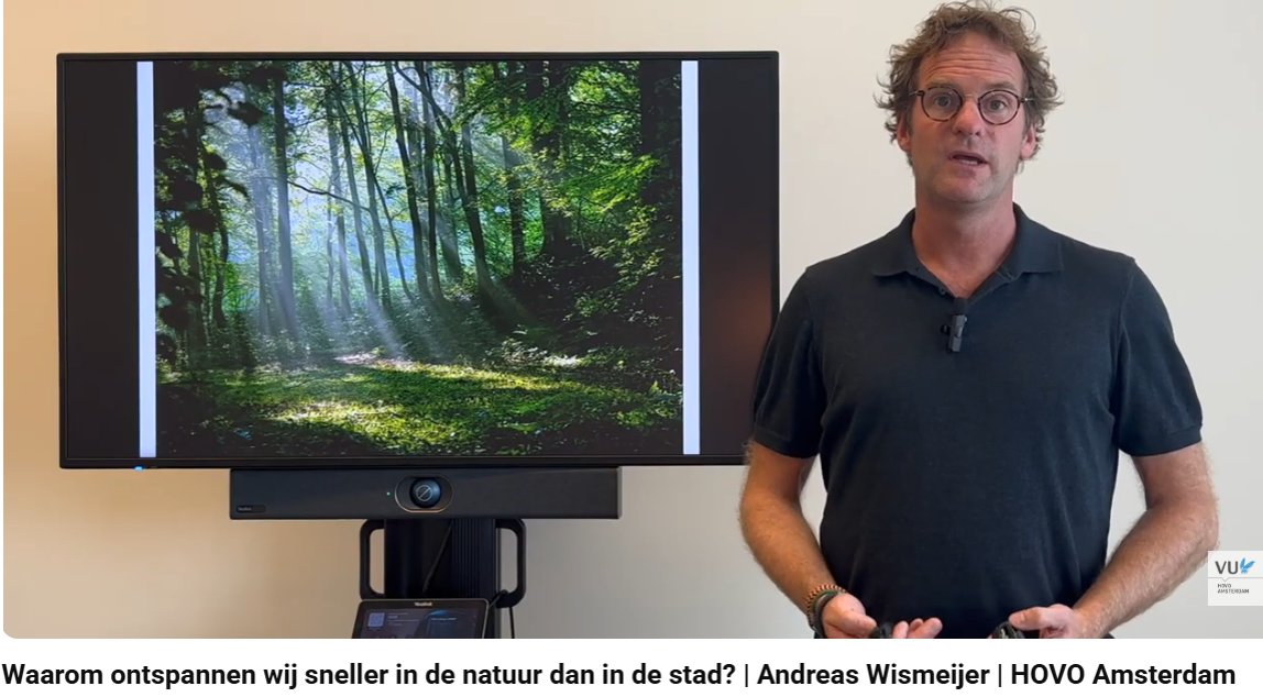 Wismeijer HOVO flitscollege ontspannen in natuur corien unger